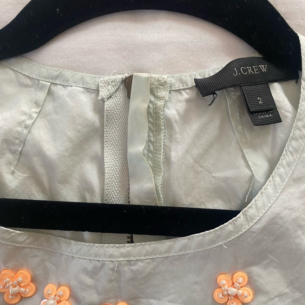 J Crew beaded blouse - Picture 3 of 4